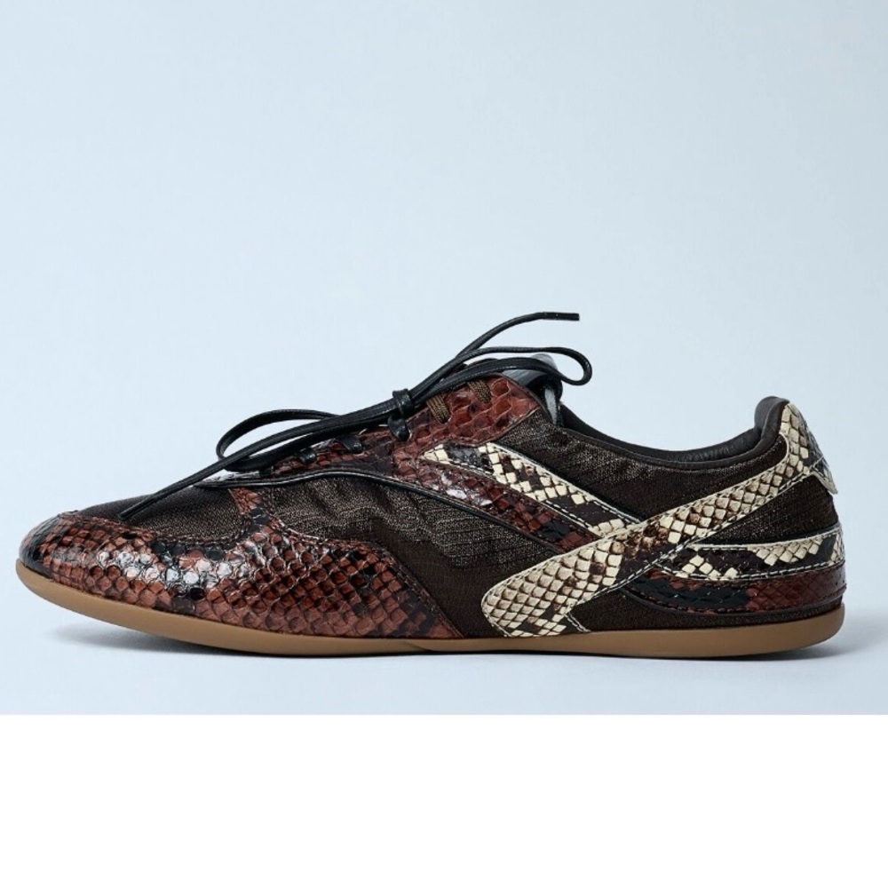 MIU MIU Gymnasium python printed technical fabric… - image 5